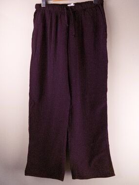 Aritzia Cotton Wide Leg Pants
